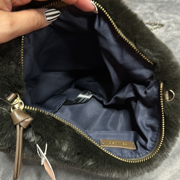 Anthropologie Remi Reid Trio Color Fur Purse NWT - Picture 7 of 7